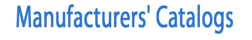 manufacturers' catalogs