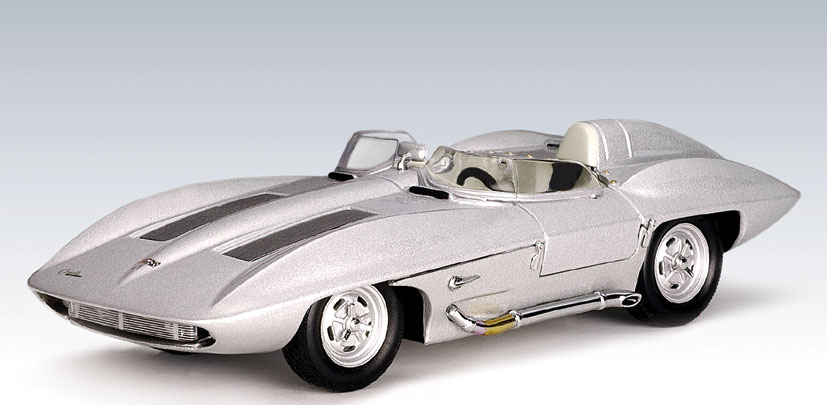 AUTOart 1959 Chevrolet Corvette Stingray Silver 51001 in 143 scale 