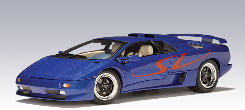 AUTOart Lamborghini Diablo SV Metallic Blue 70082 in 118 scale 