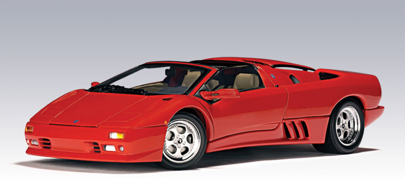 AUTOart Lamborghini Diablo Roadster Red 70091 in 118 scale mDiecast