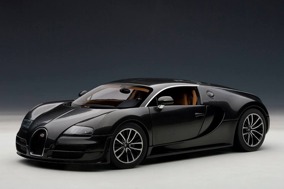 AUTOart Bugatti Veyron Super Sport - Carbon Black (70937)