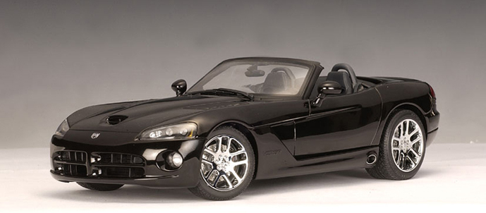 AUTOart Dodge Viper SRT10 Prototype Black 71702 in 118 scale 