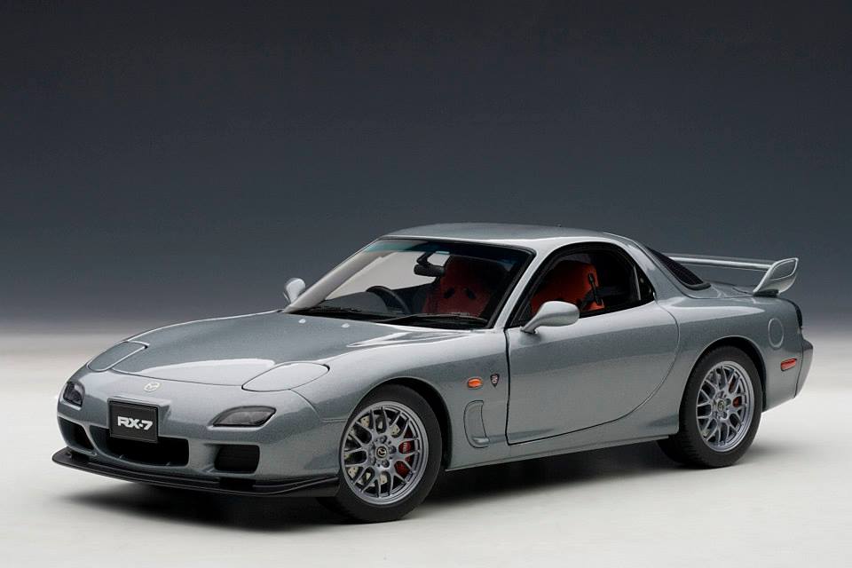 AUTOart: Mazda RX-7 (FD) Spirit R Type A - Titanium Grey Metallic