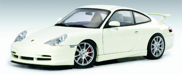 AUTOart: 2003 Porsche 911 (996) GT3 - White (77942) in 1:18 scale