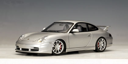 AUTOart: 2003 Porsche 911 (996) GT3 - Silver (77943) in 1:18 scale
