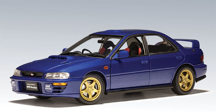 AUTOart Subaru Impreza WRX 4 door Blue (78622) in 118