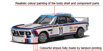 AUTOart: 1973 BMW 3.0 CSL Spa Amon/Stuck #11 (87347) in 1:18 scale