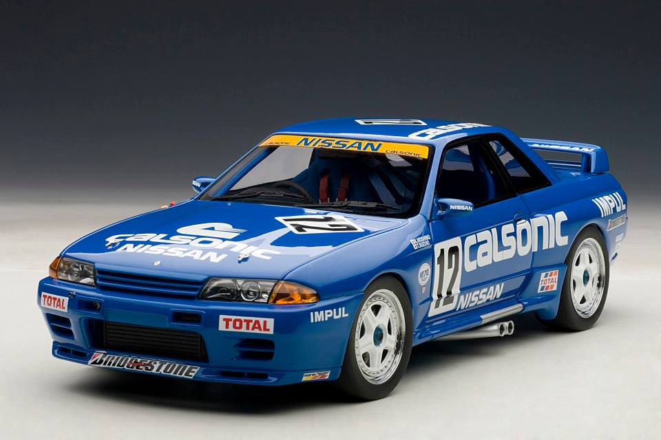 AUTOart: Nissan Skyline GT-R (R32) Group A 1990 Calsonic #12 (89079) in 1:18 scale