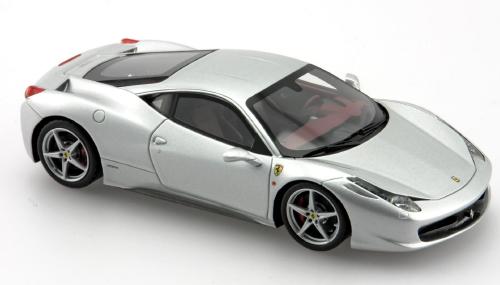 BBR Models 2009 Ferrari 458 Italia Nurburgring Silver 101 C BBRC22H in 