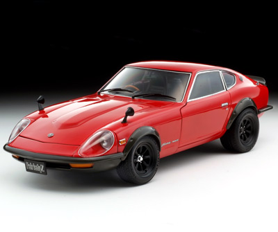 Kyosho: Nissan Fairlady Z 240ZG Wide Wheels - Red (08217R) in 1:18 