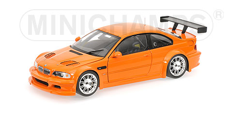 Minichamps: 2001 BMW M3 (E46) GTR Street - Orange (100 012106) in 1:18 scale