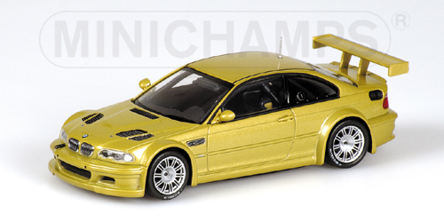 Minichamps: 2001 BMW M3 GTR Street - Yellow Metallic (400 012101