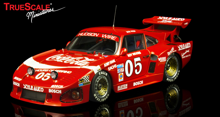 TrueScale Miniatures: 1980 Porsche 935 K3 Dayotna 24HR #05 - Bob  Akin/Coca-Cola (TSM101803) in 1:18 scale