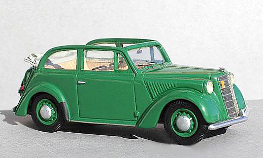 EMC 1937 Opel Olympia cabriolet in 143 scale mDiecast