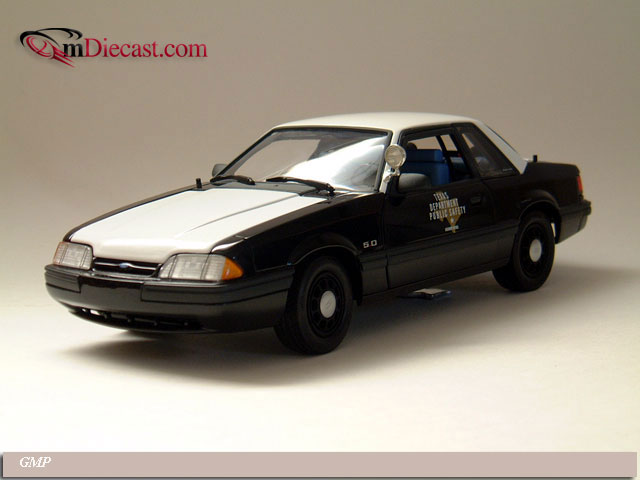 GMP 1992 Ford Mustang Police Special Texas Highway Patrol 9062 in 118 