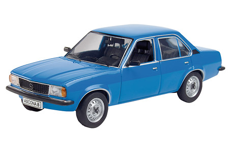 Schuco Opel Ascona B Blue 03291 in 143 scale mDiecast