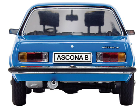 Schuco Opel Ascona B Blue 03291 in 143 scale mDiecast