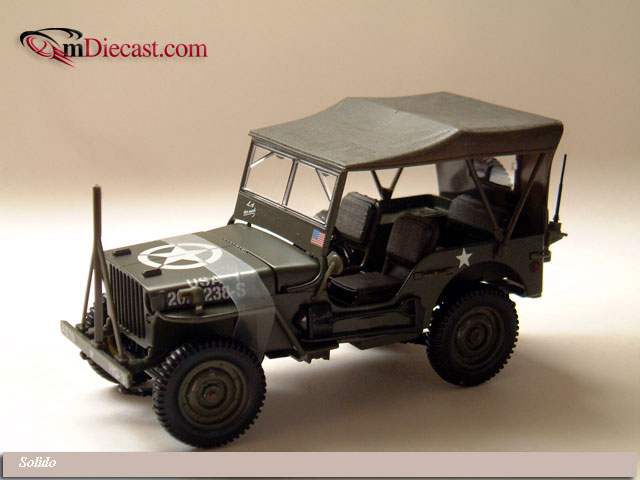 Mira by Solido Jeep Willy US Army 8075 in 118 scale mDiecast