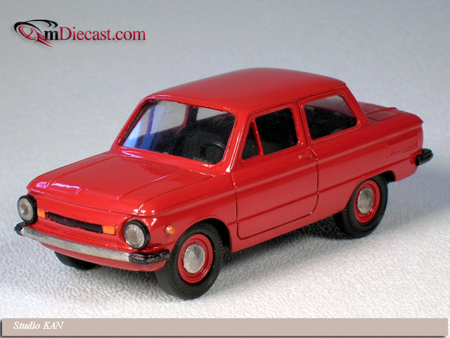 Studio KAN ZAZ 968M Red in 143 scale mDiecast