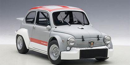 1970 Fiat Abarth TCR 1000 - Matt Grey / Red Stripes