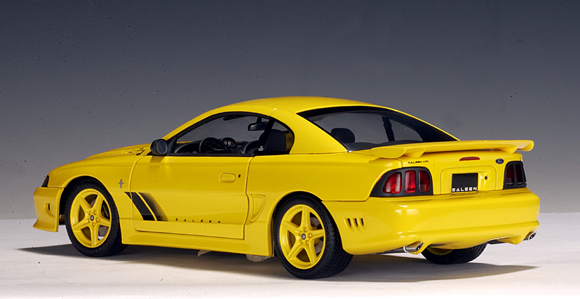 AUTOart: 1997 Saleen Mustang S351 Coupe - Yellow (72720) in 1:18 scale