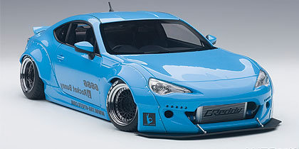 Rocket Bunny Toyota 86 - Metallic Sky Blue w/ Black Wheels