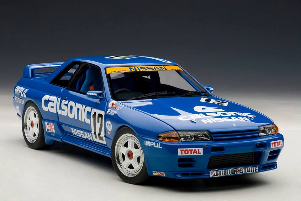 AUTOart: Nissan Skyline GT-R (R32) Group A 1990 Calsonic #12 (89079) in 1:18 scale