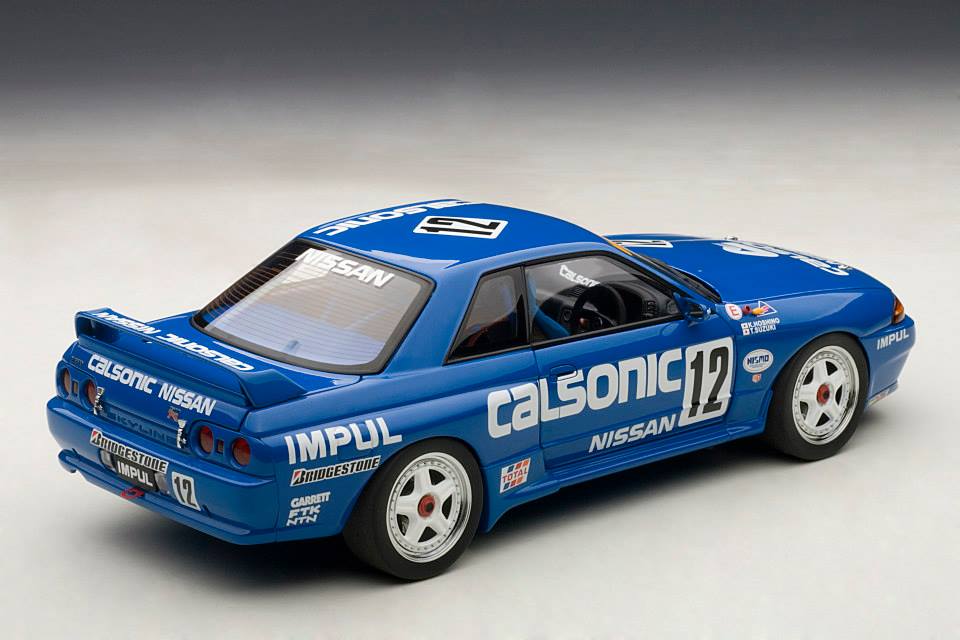 AUTOart: Nissan Skyline GT-R (R32) Group A 1990 Calsonic #12 (89079) in 1:18 scale