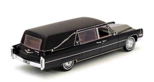 NEO Scale Models: 1966 Cadillac S&S Hearse - Black w/ Closed