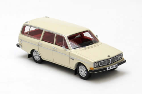 NEO Scale Models 1971 Volvo 145 White w/ Red Interior