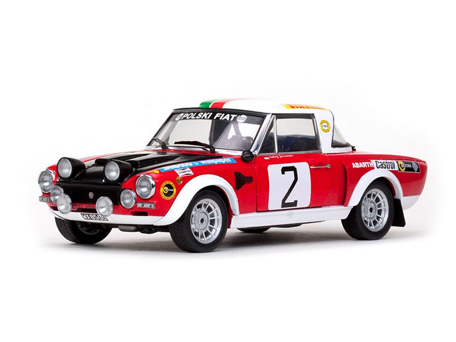 Sun Star Fiat 124 Abarth Winners Rally Warszawski 1975