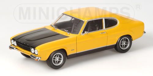 Minichamps: 1970 Ford Capri RS LHD - Yellow / Black (150 089071) in 1:18 scale
. Picture provided by Dawid, 2010-03-14 15:53:46