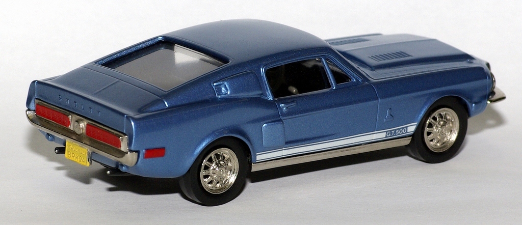 Brooklin: 1968 Shelby Mustang GT500KR - Blue (BRK 24) im 1:43 maßstab
. Picture provided by Natty, 2010-02-20 03:17:09