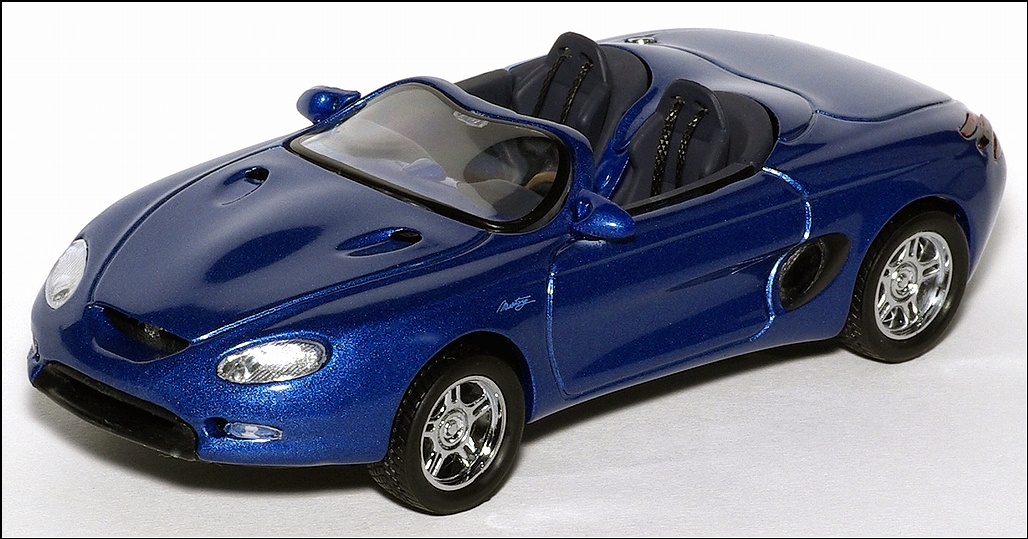 DetailCars: 1994 Ford Mustang Mach III Spyder - Blue Metallic (145210) в 1:43 масштабе