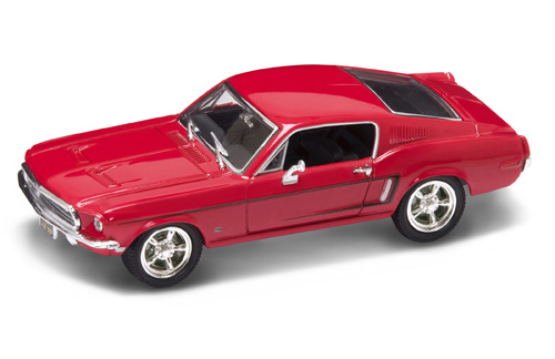 Yat Ming: 1968 Ford Mustang GT - Red (43206) in 1:43scale