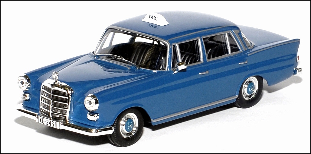 Altaya: 1965 Mercedes 200D Athens - Blue in 1:43scale