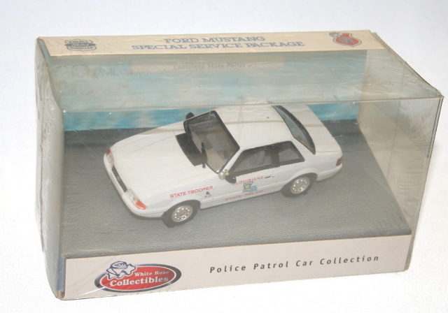 White Rose Collectibles: 1991 Ford Mustang Louisiana State Police (DEDGM99107WIN) in 1:43scale
. Picture provided by Natty, 2012-04-28 02:44:29