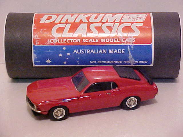 Dinkum Classics: 1970 Ford Mustang - Red (MUR) в 1:43 масштабе