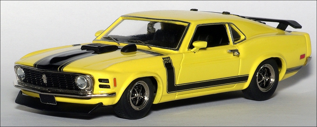 SMTS: 1970 Ford Mustang Boss 302 Street Version - Yellow (1A) in 1:43 scale