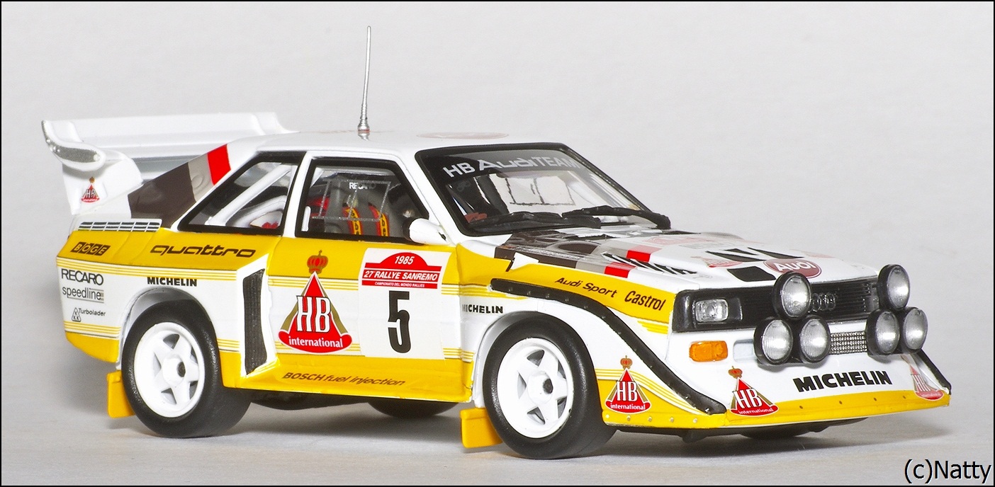 Minichamps: 1985 AUDI Sport quattro S1 Rallye San Remo - White (503 0500803) in 1:43 scale
. Picture provided by Natty, 2012-05-16 05:12:08