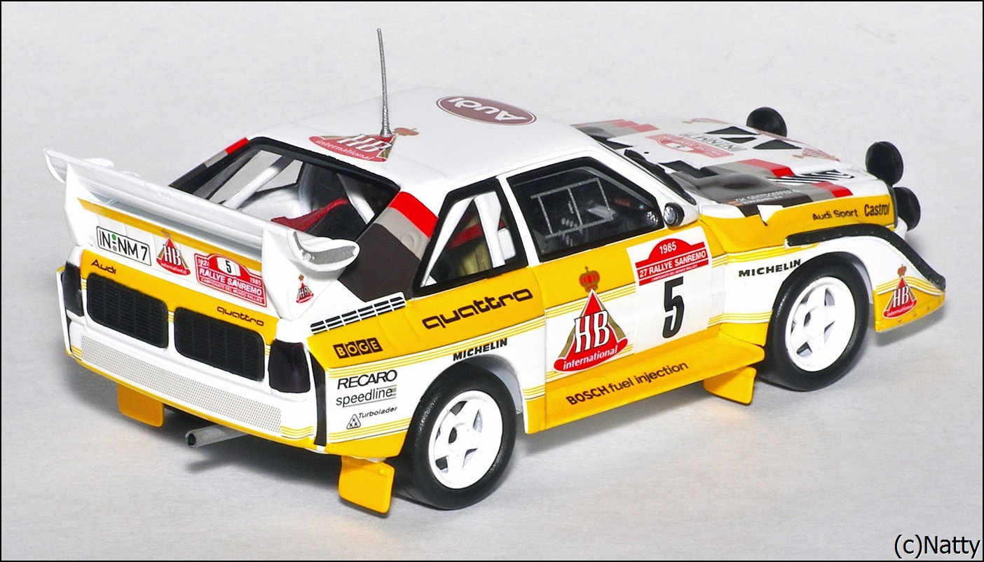 Minichamps: 1985 AUDI Sport quattro S1 Rallye San Remo - White (503 0500803) in 1:43 scale
. Picture provided by Natty, 2012-05-16 05:12:26