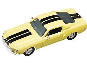 Yat Ming: 1968 Shelby GT-500KR Yellow w/Black Stripes (94214) in 1:43scale