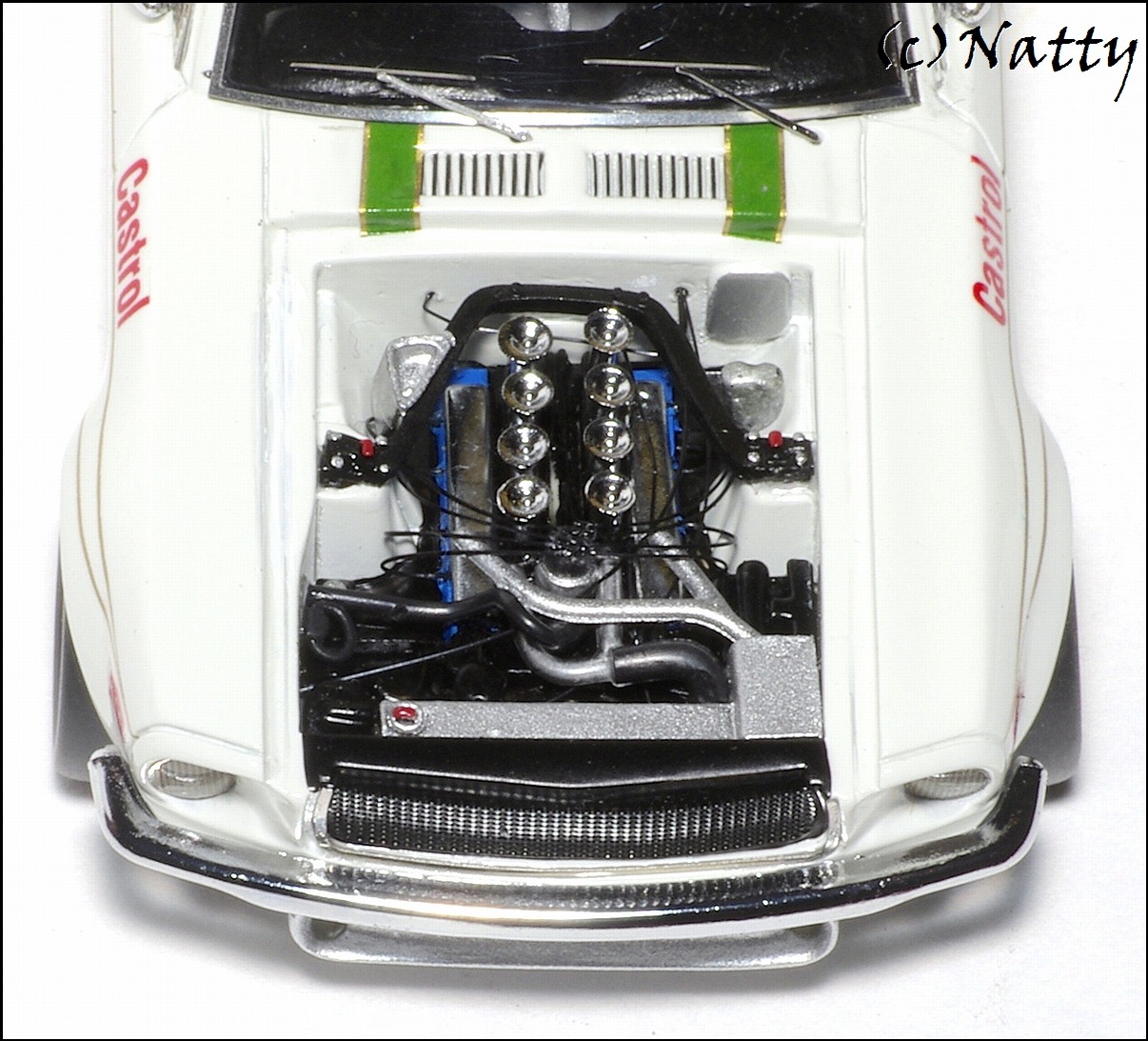 Armco Model Cars: 1967 Ford Mustang GTA Pete Geoghegan - White (APGMGTA) in 1:43 scale
. Picture provided by Natty, 2012-08-09 01:44:44