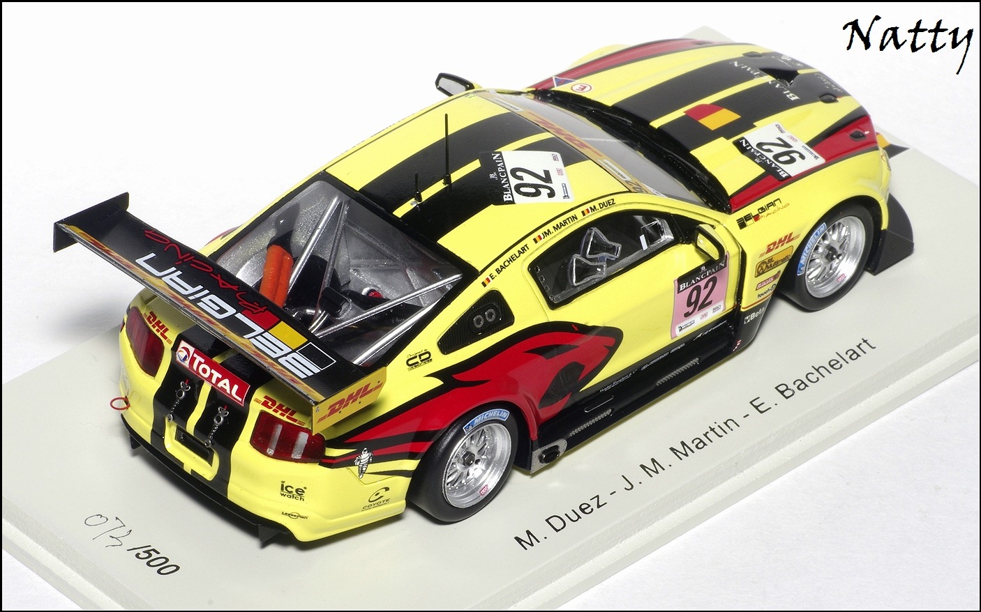 Spark: 2011 Ford Mustang FR500GT3 - Yellow (SB020) im 1:43 maßstab
. Picture provided by Natty, 2013-03-28 03:50:30