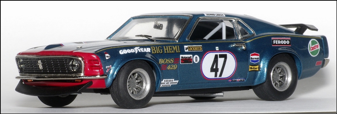 SMTS: 1973 Ford Mustang Boss429 - Blue (SMTS313) в 1:43 масштабе