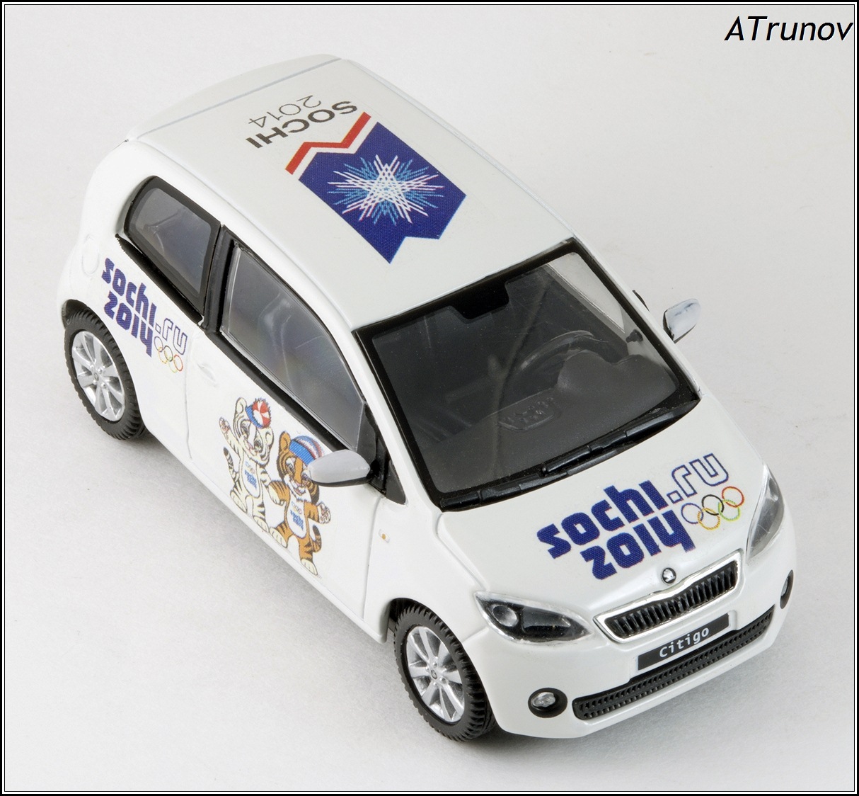 Abrex: 2011 Skoda Citigo Sochi 2014 Olympic - White (143AB-021E) im 1:43 maßstab
. Picture provided by Natty, 2015-01-13 01:30:17