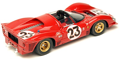 Make Up: 1967 Ferrari 330 P4 Spider Daytona 24HR Winner #23 - Red