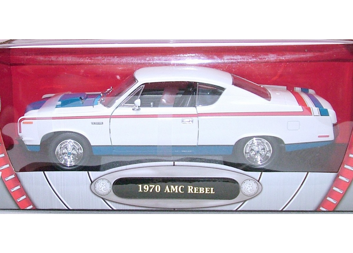 Yat Ming: 1970 AMC Rebel - White (92778) im 1:18maßstab
