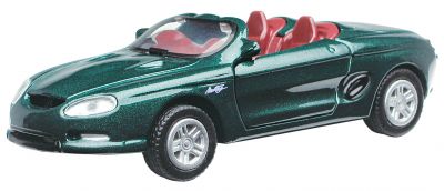 MotorMax: 1993 Ford Mustang Mach III - Green im 1:43 maßstab