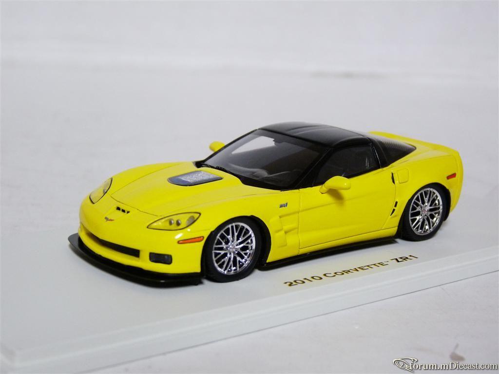 Luxury Collectibles: 2010 Chevrolet Corvette ZR1 - Yellow (101263) im 1:43 maßstab